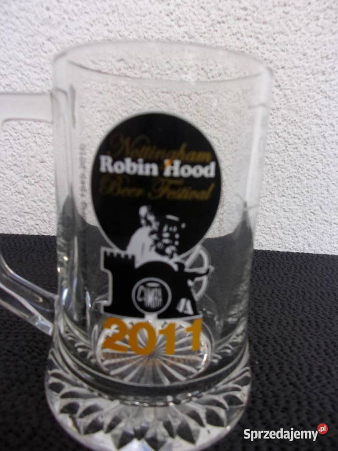 Kufel z Beer Festiwal Robin Hood 2011 Nottingham Porcelana i szkło Porcelana i szkło Warszawa
