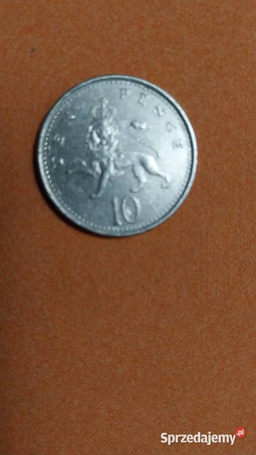 Moneta 10 pence 1992r kujawsko-pomorskie Golub-Dobrzyń