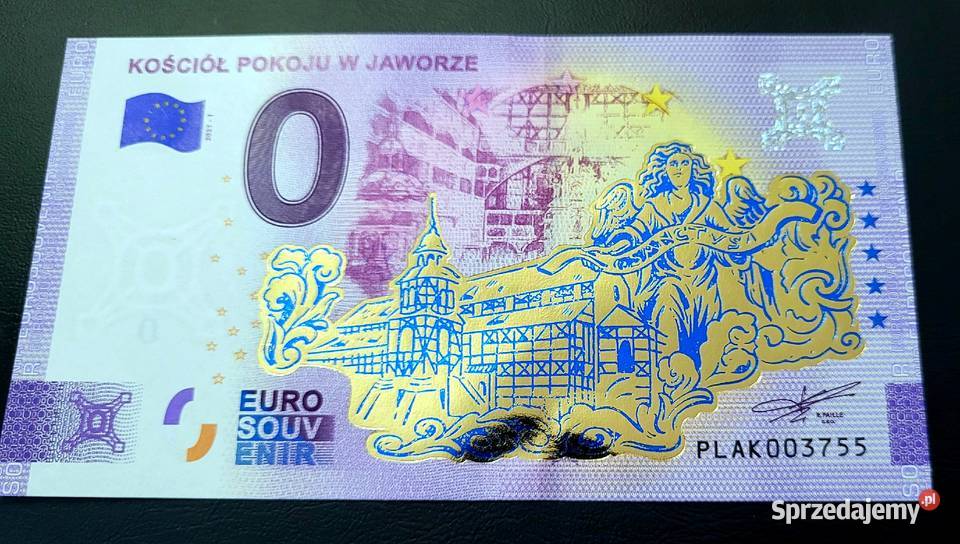 0 euro Kościół pokoju w Jaworze GOLD 20211 Numizmatyka