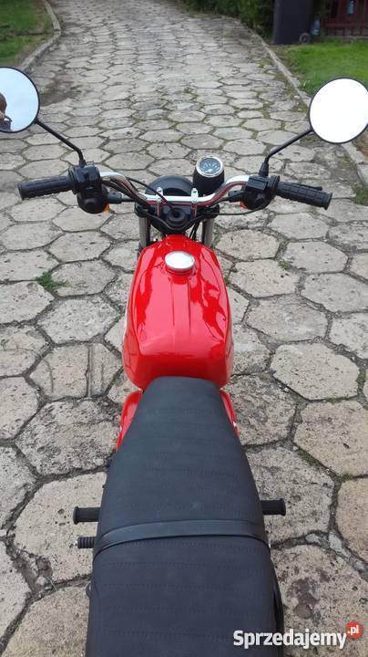 Simson S51 renowacji czerwony lubelskie Klementowice