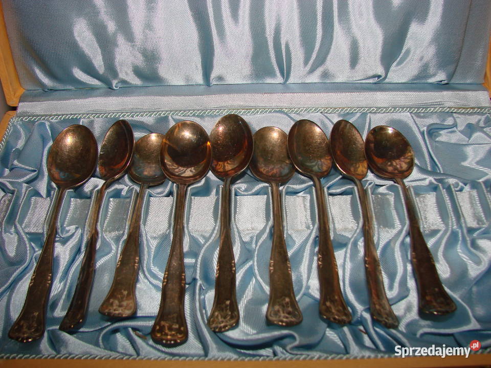 PR NS ALP małe łyżeczki plater grawerka UB Pruszcz Gdański