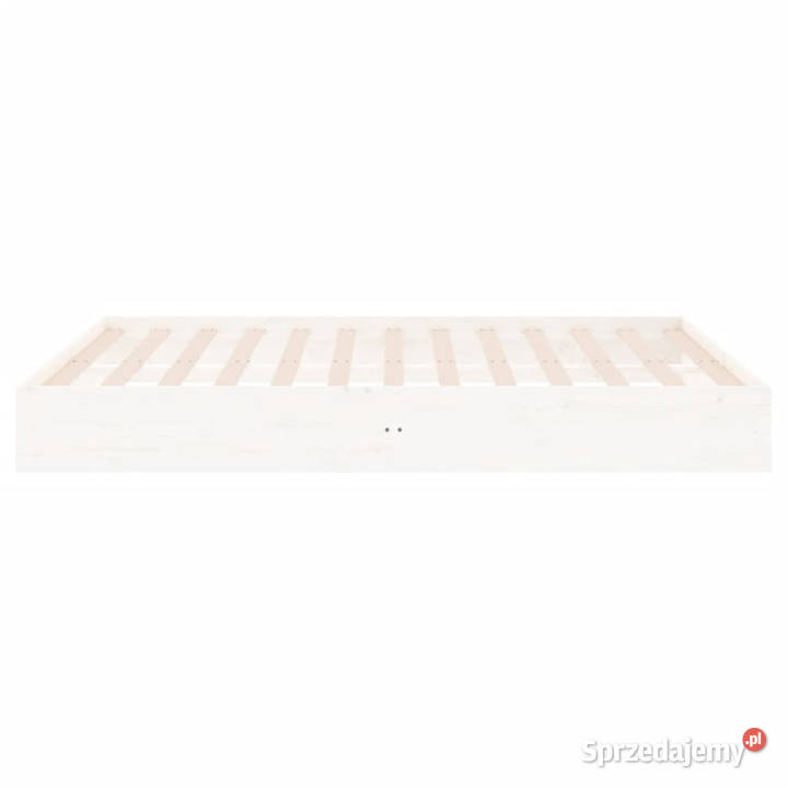 Rama łóżka biała lite drewno 200 x 200 WM820023 mazowieckie sprzedam