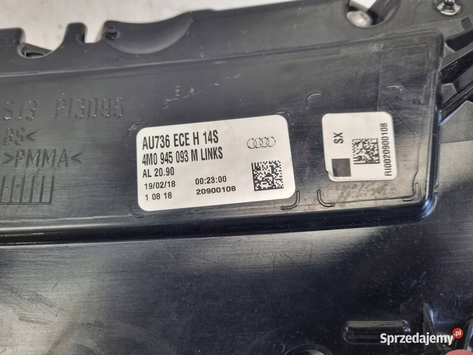 Audi Q7 4M LEWA TYLNA LAMPA Lewy tył kierowcy lubelskie Rudka