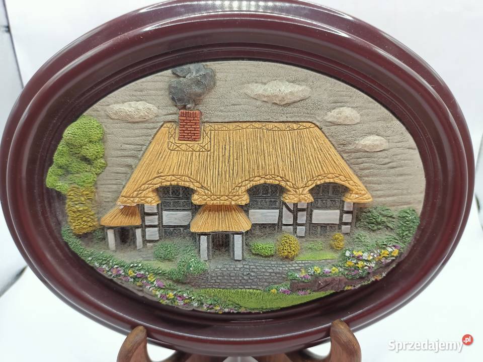 Obrazek domek Hand made England w stylu vintage Zamość