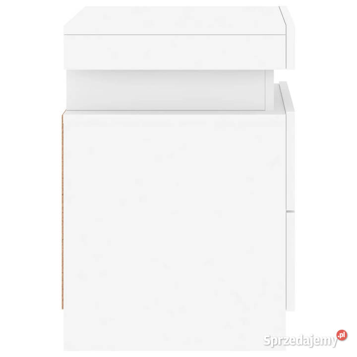 Szafki nocne z oświetleniem LED 2 białe 35x39x55 Meble mazowieckie Warszawa sprzedam