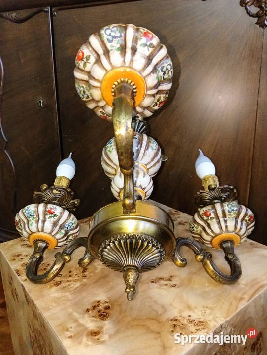 Żyrandol PRL vintage Wrocław