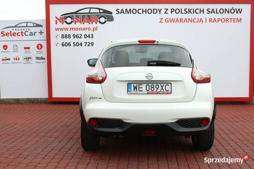 Nissan Juke ACENTA 16 Biała Perła Salon Polska lakier metallic