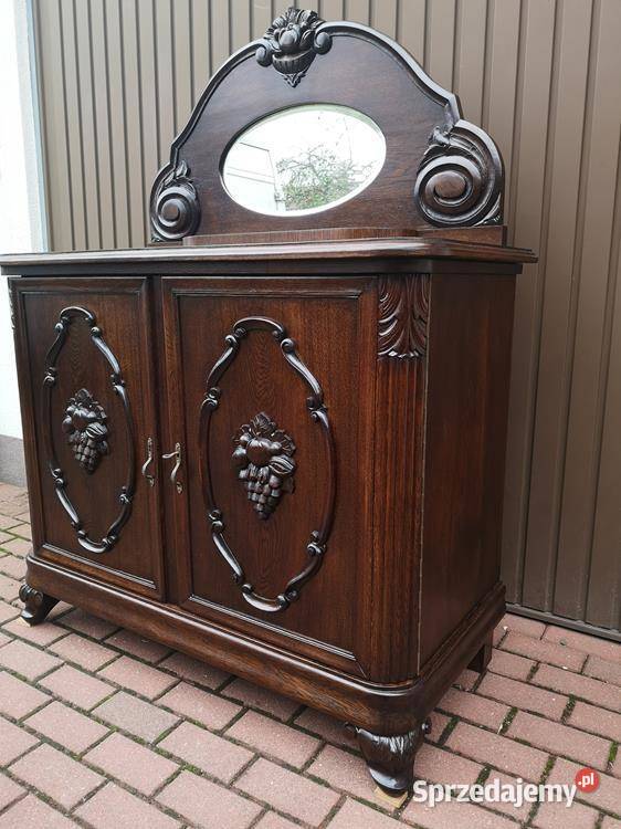 Komoda Pomocnik Dębowy Okazały Stary Antyk Meble wielkopolskie Swarzędz