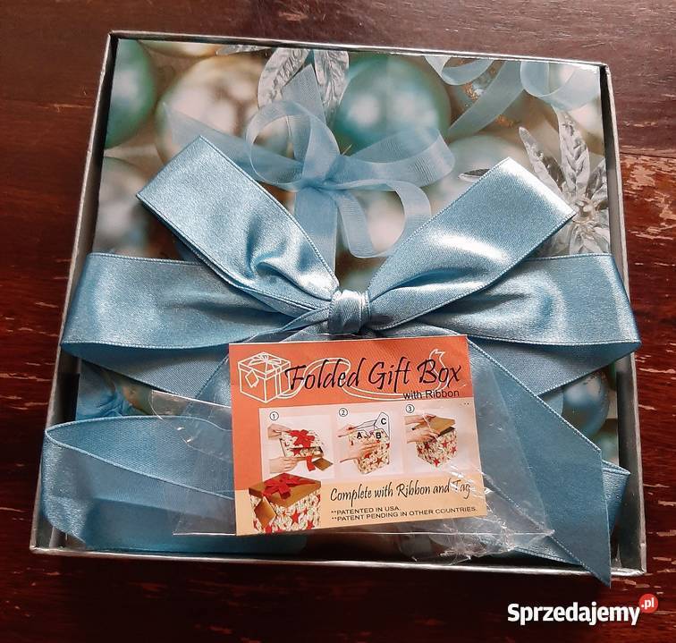 Oryginalne do złożenia zenia pudełko na święta Warszawa