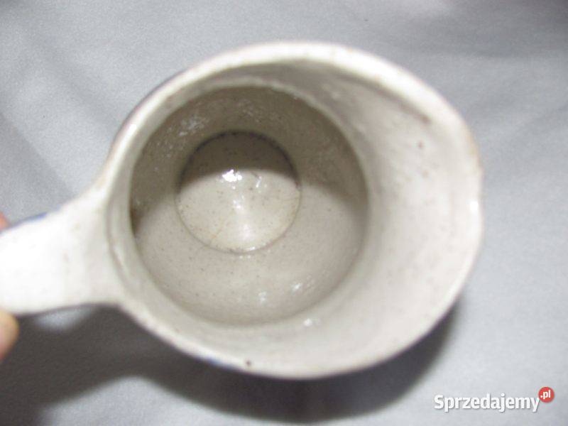 dzban z PRL niebieskie kwiaty Zamość