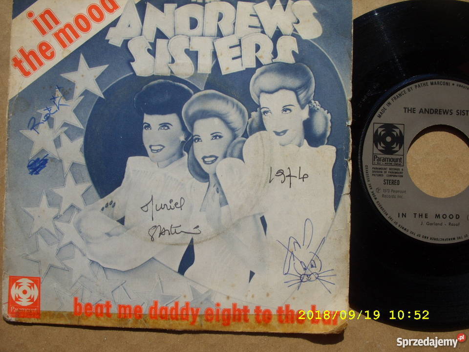 THE ANDREWS SISTERSIN THE MOOD Singiel winyl płyta winylowa Wołów