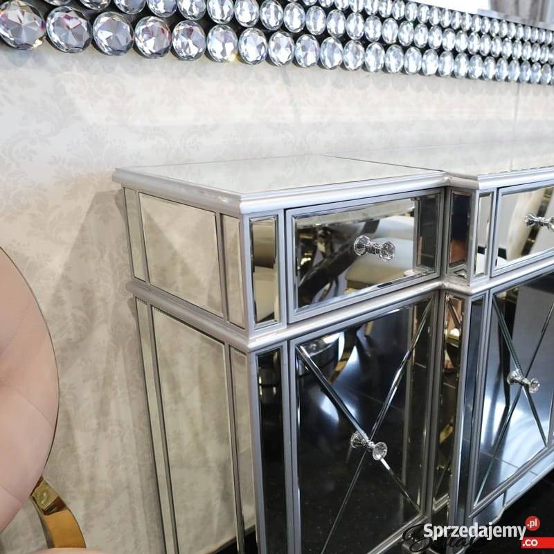 Komoda Szklana Glamour Biurko Toaletka Lustrzana 100cm mazowieckie Warszawa