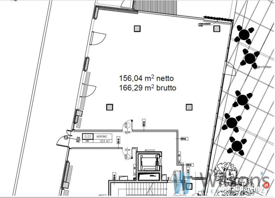 wynajmu lokalu 16629m2 Warszawa