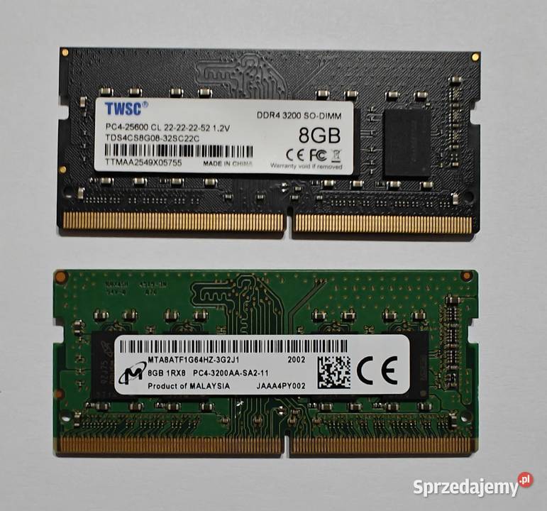 DDR4 SDRAM 8GB do laptopa Samsung Goodram TWSC Warszawa