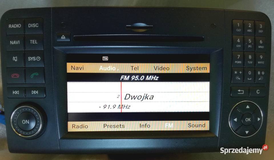 RADIO Ntg 2.5  COMAND MERCEDES W164 ML X164 GL A1649002301