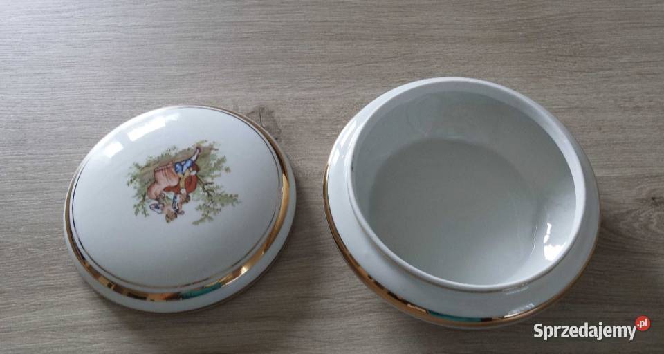 Puzderko Ćmielów Miłość Wiedeńska Lata 60te Porcelana i szkło Radom sprzedam
