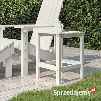 vidaXL Stolik ogrodowy Adirondack biały 38x38x46 Stoły i stoliki ogrodowe Warszawa