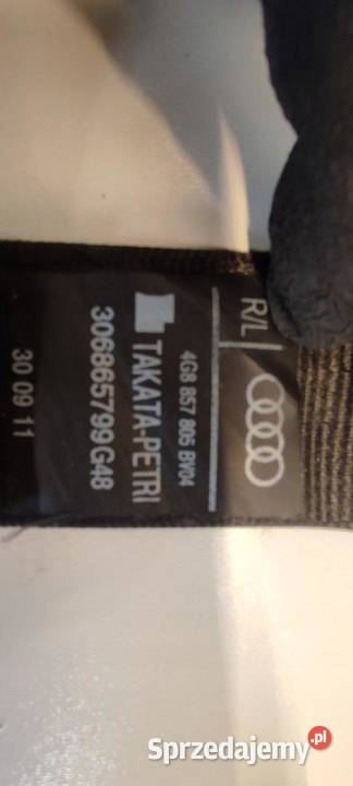 AUDI A6 C7 A7 PAS LEWYPRAWY TYŁ 4G8857805B Wyposażenie wnętrza dolnośląskie