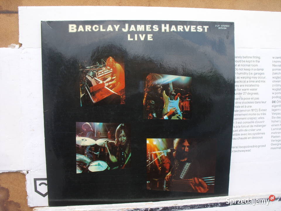 Winyl LP BARCLAY JAMES HARVESYLIVE 2 LP 1974 płyta winylowa Wołów sprzedam