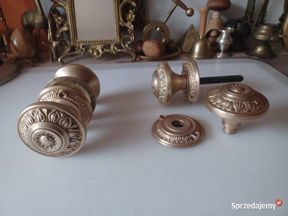 Klamki gałki mosiężne obrotowe Poznań