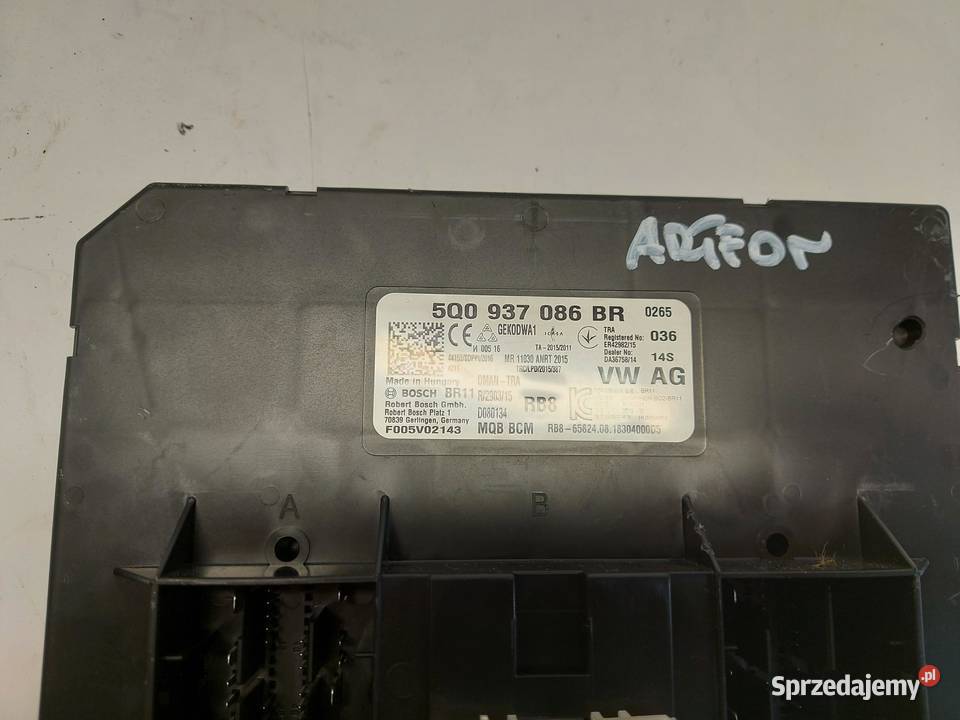 VW Arteon 3G8 2018r STEROWNIK MODUŁ KOMFORTU