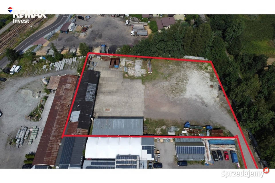 Działka przemysłowa Hala Magazyn Wiata S1 450m2