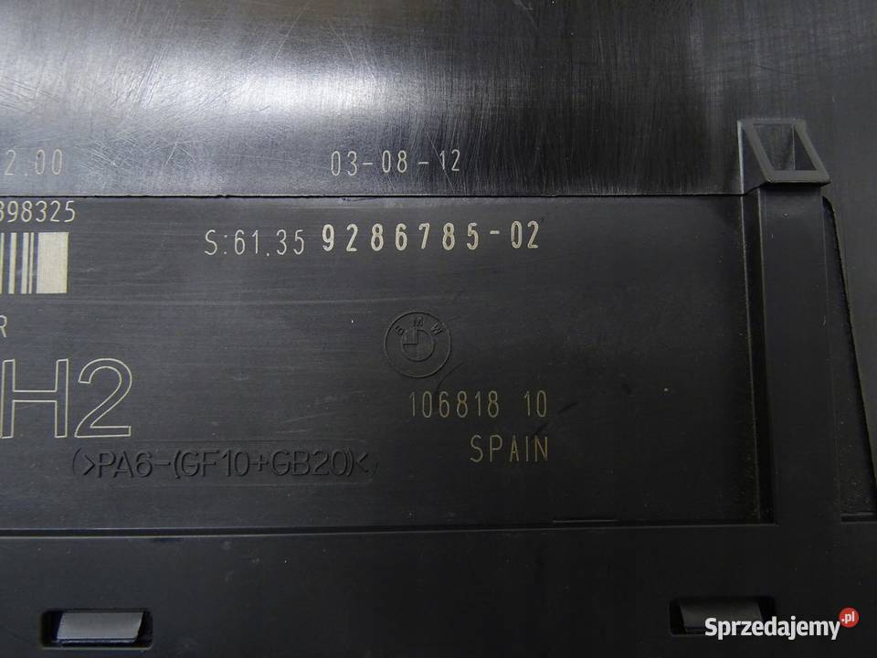 MODUŁ STEROWNIK KOMFORTU 9286785 BMW X1 E84 Układ elektryczny, zapłon
