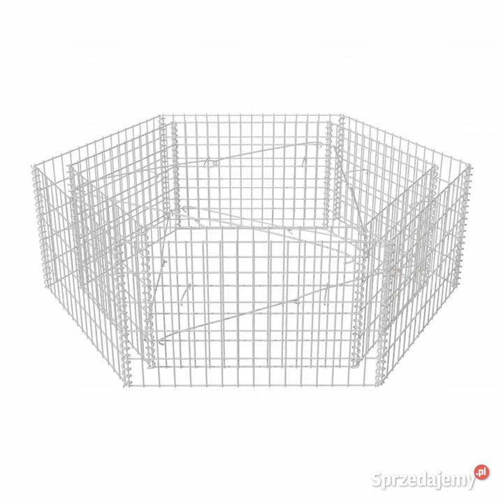 vidaXL Podwyższona donica gabionowa sześciokąta Pozostałe Warszawa