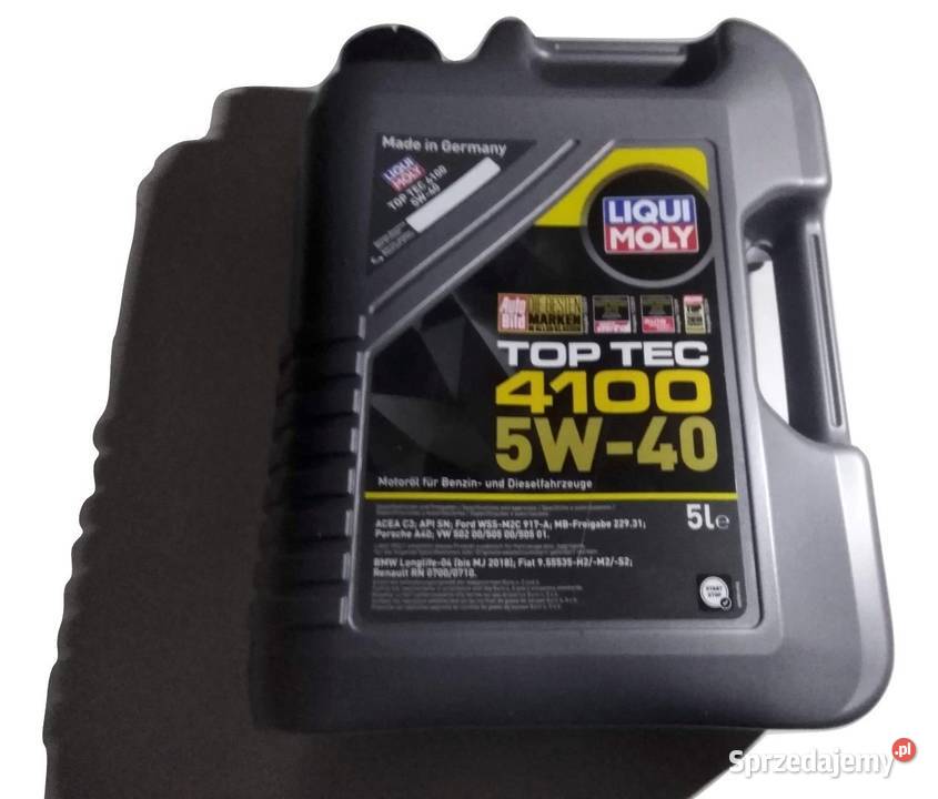 OLEJ LIQUI MOLY TOP TEC 4100 5W40 5L API SM CF Kraków