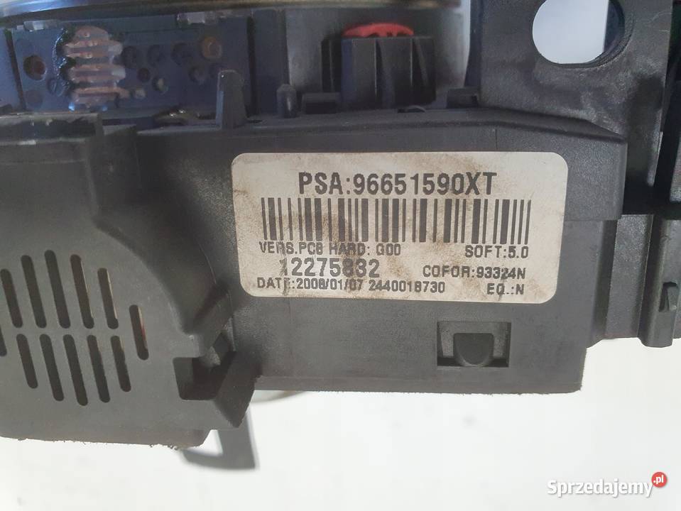 PEUGEOT 307 PRZEŁĄCZNIK ZESPOLONY manetka pająk Rudka