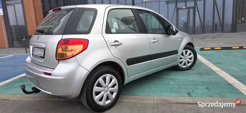 Suzuki SX4 16 16V Benzyna 2007r Polski Salon lakier metallic Elbląg
