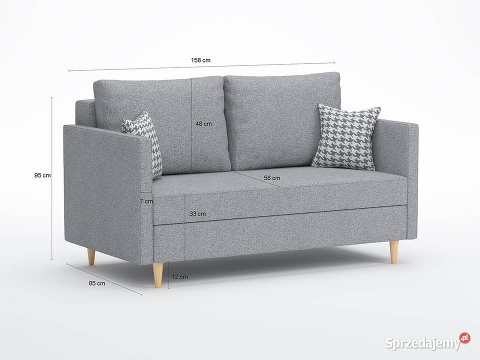 Kanapa sofa wersalka HORTEN skandynawska 2 Gorzów Wielkopolski sprzedam
