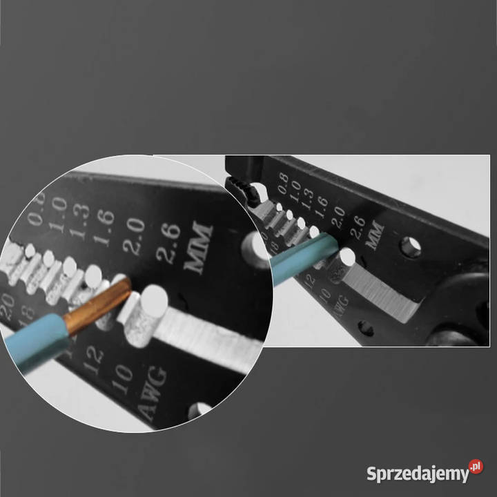 Nożyce 3w1 do Przewodów Stal HRC50 7 Otworów Ludźmierz