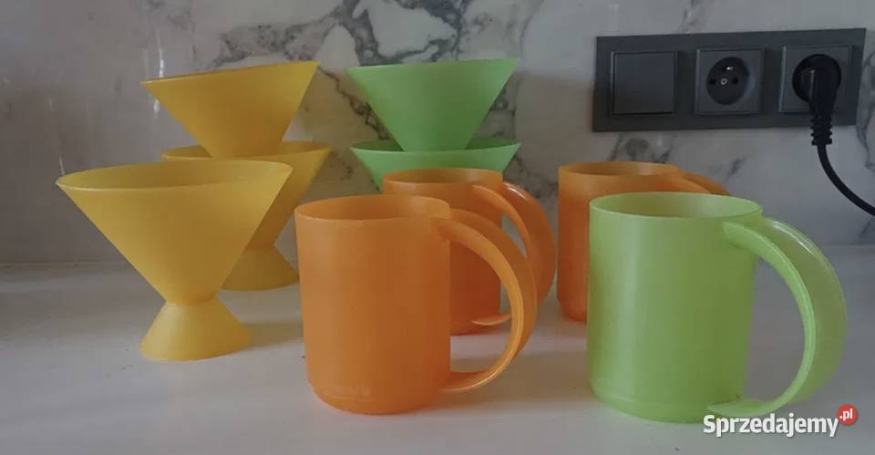 Zestaw piknikowy kubki miseczki salaterki Łódź