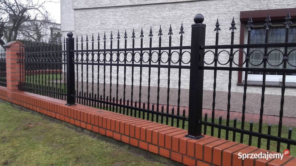 Ogrodzenia płoty kute nowoczesne palisadowe Wlkp metal Poznań
