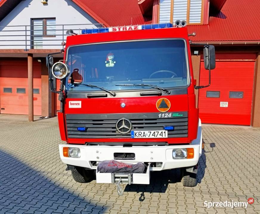 MercedesBenz 1124AF 44 Specjalny POŻARNICZY 210 nie Jaśkowice sprzedam