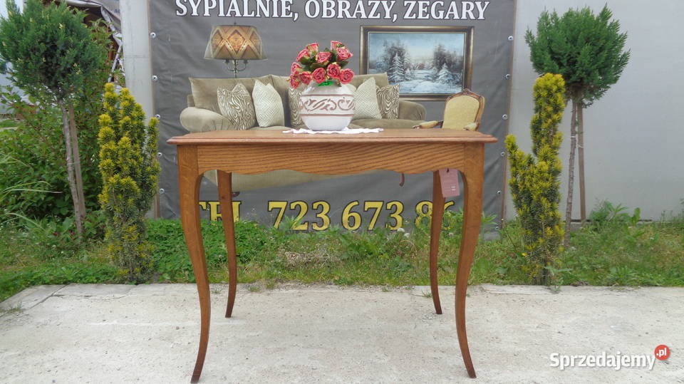 stolik ludwikowski z giętymi nogami Mielnica Duża