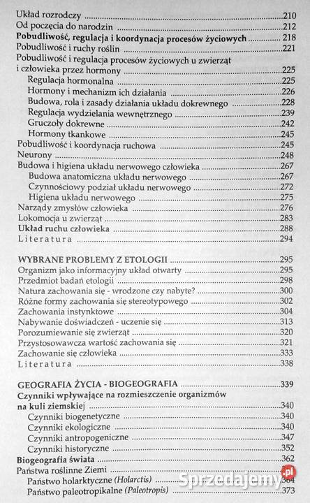Biologia klas 3 liceum ogólnokształcącego Henryk Rok wydania 1997 lubelskie Chełm