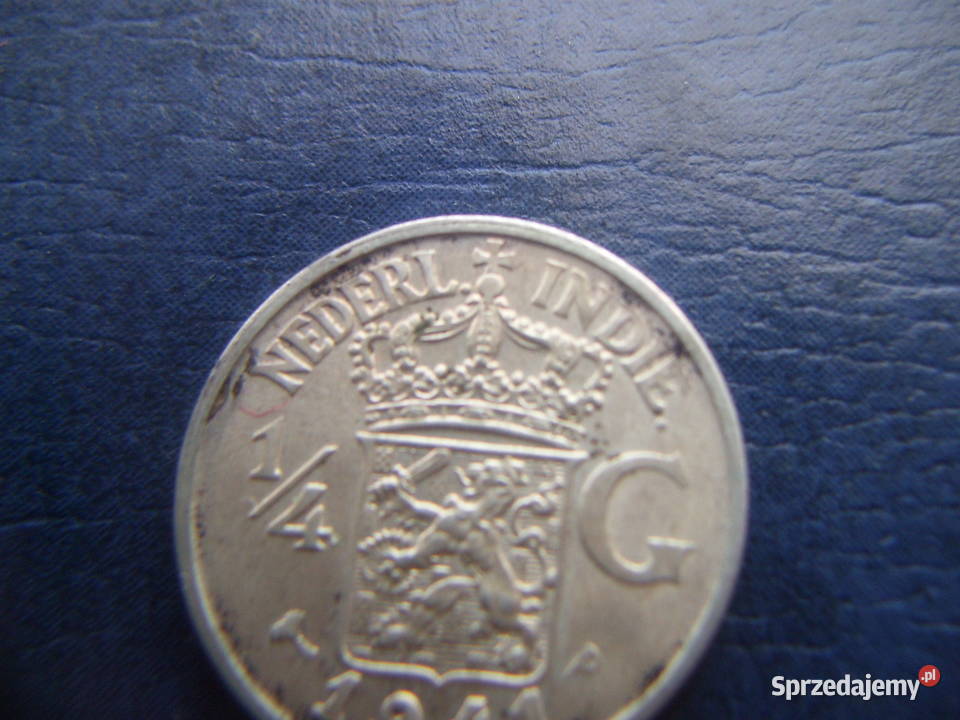 Stare monety 14 guldena 1941 Holenderskie Indie Lesko sprzedam