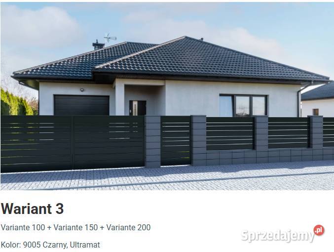 Przęsło ogrodzeniowe Variante 150 świętokrzyskie Piotrowiec sprzedam