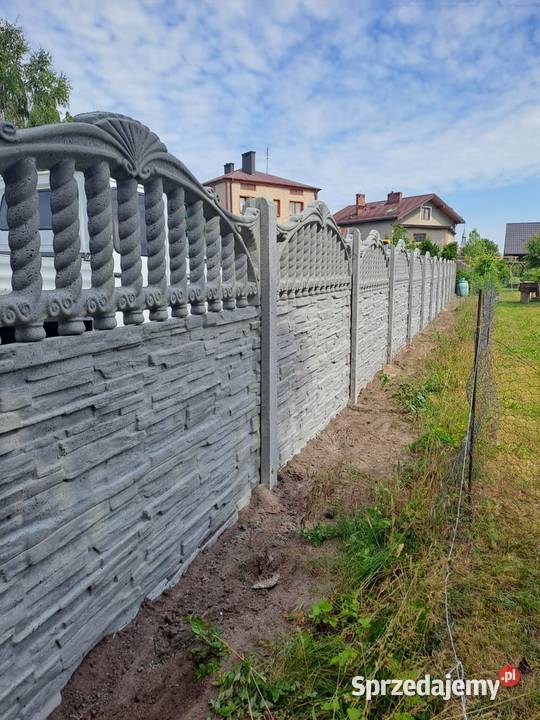 Ogrodzenia betonowe Montaż Transport