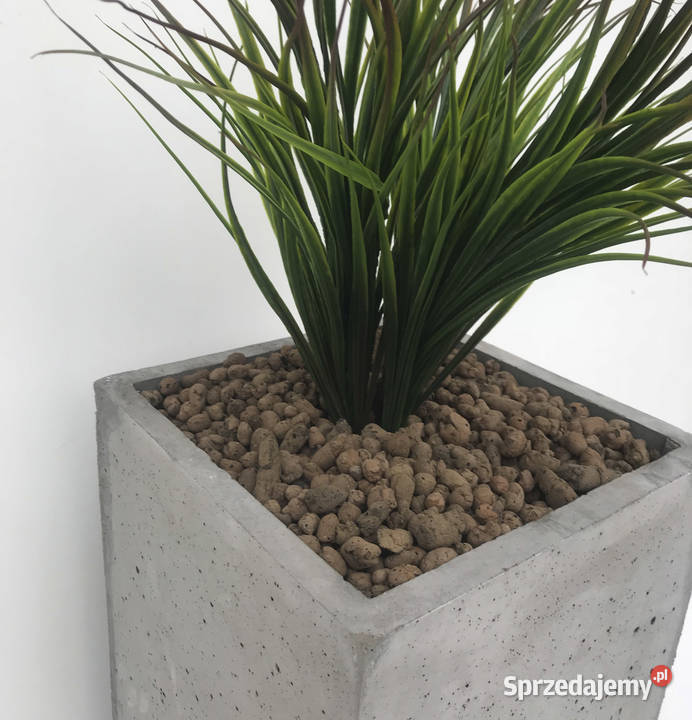 Donica betonowa 30x30x30 donice z betonu wielkopolskie Rawicz