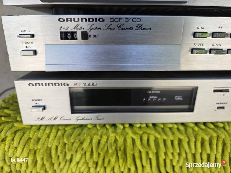 piękna wieża grundig vintage Elektronika Chełm Śląski