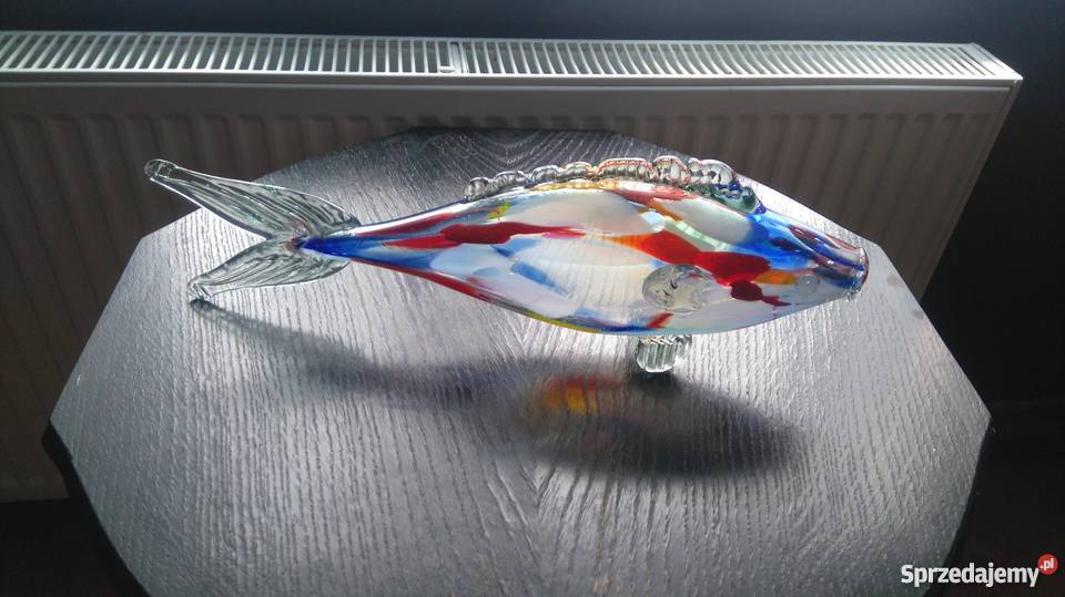 Ryba szkło PRL Lublin