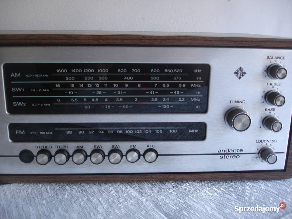 Stare radio TELEFUNKEN ANDANTE 205 lubuskie