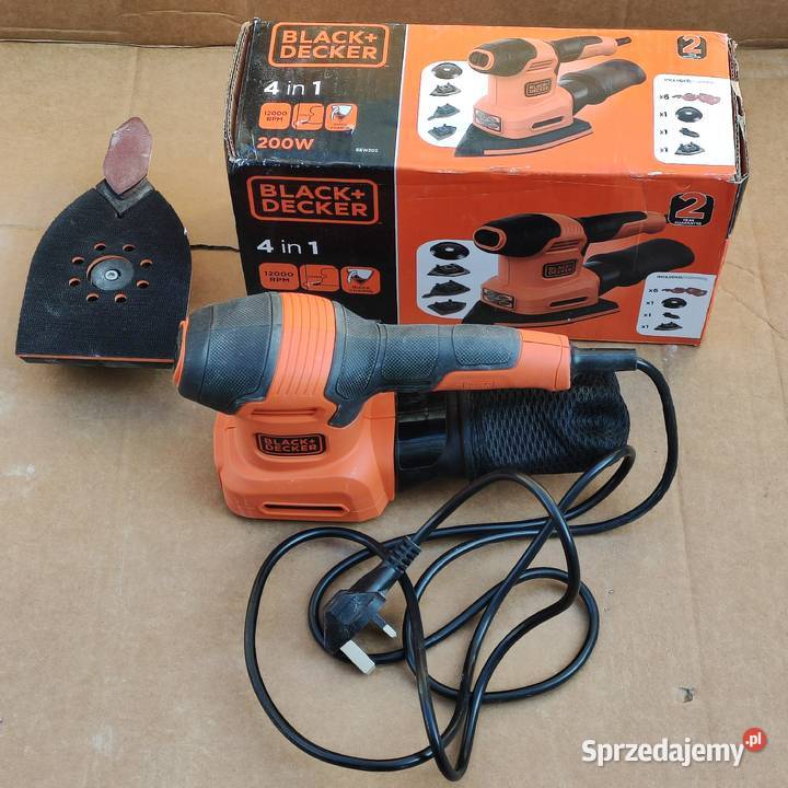 Szlifierka wielofunkcyjna BlackDecker 200 W 200 Pozostałe Zawiercie