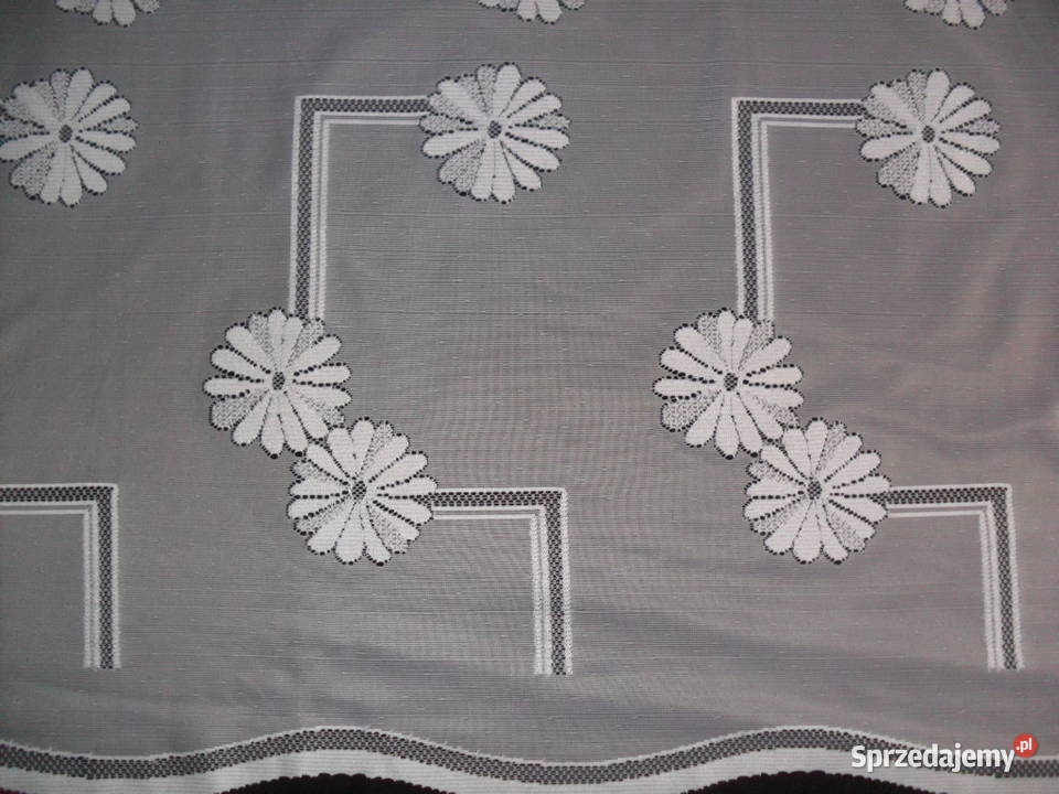 gotowa firana żakardowa wys250 x 150 biały Wrocław
