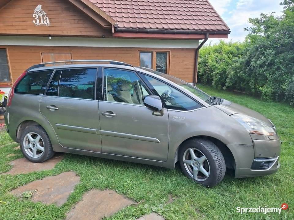 Citroen C4 grand picasso Exclusive 16HDI niski Rok produkcji 2007 Alfredówka