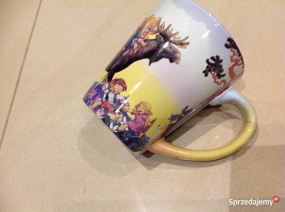 Troll Norweski Kubek Porcelanowy Sygnowany Nowa Sól