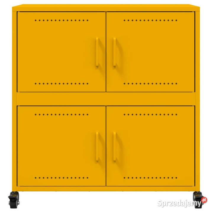 Szafka musztardowa 68x39x72 stal WM846653 Pozostałe mazowieckie Warszawa